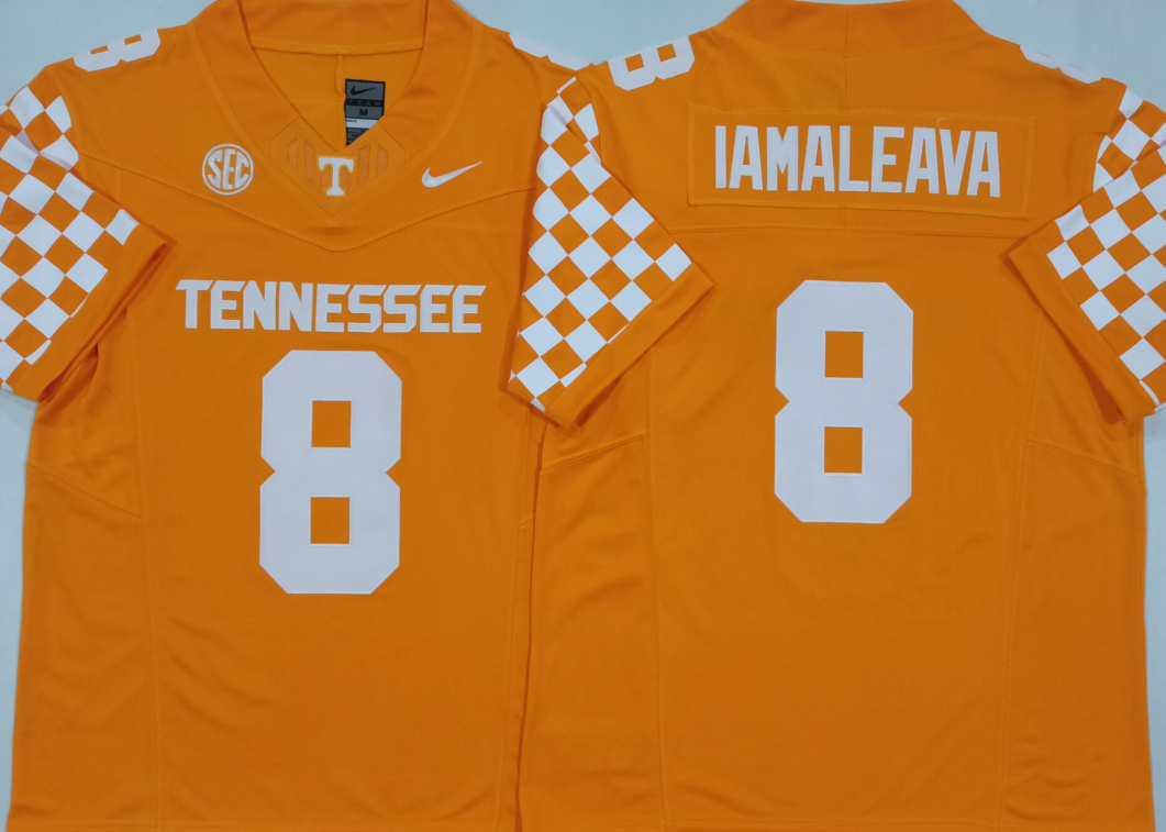 Tennessee Volunteers Orange #8 IAMALEAVA Stitched Jersey