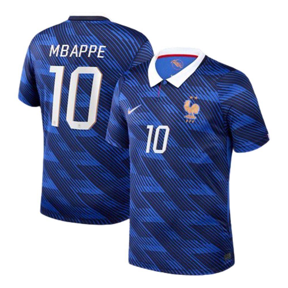 Men’s Kylian Mbappé #10 France Home Stadium Fan Jersey World Cup 2026