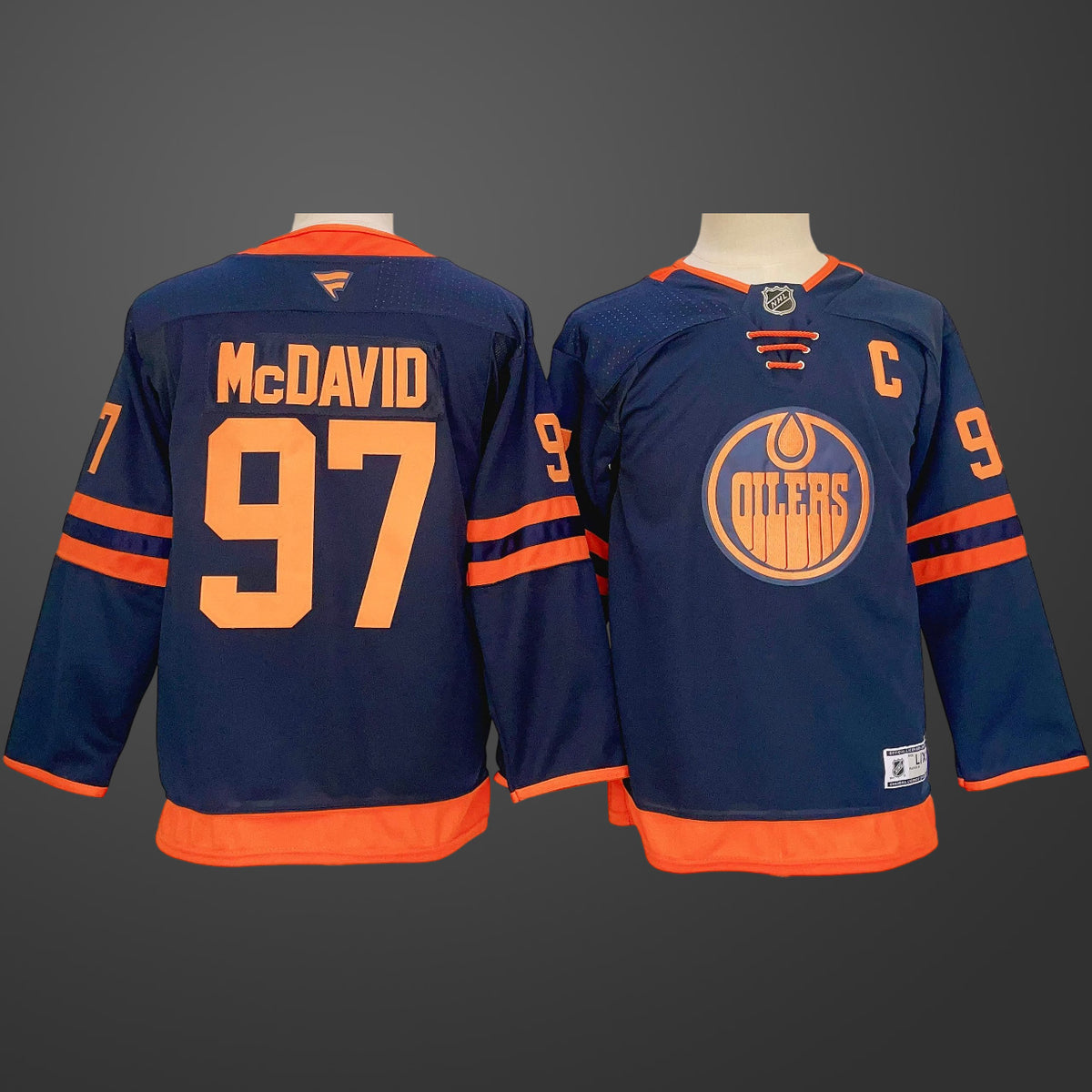 Youth Edmonton Oilers #97 Connor McDavid Stitched NHL Jersey