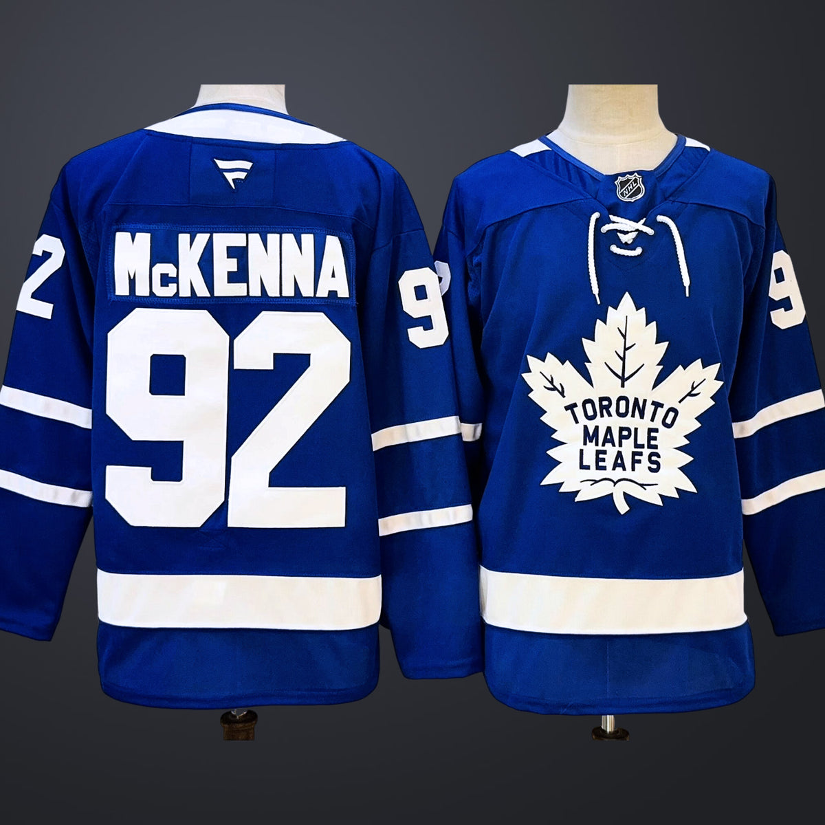Men’s Toronto Maple Leafs #92 Gavin McKENNA Home Stitched Jersey