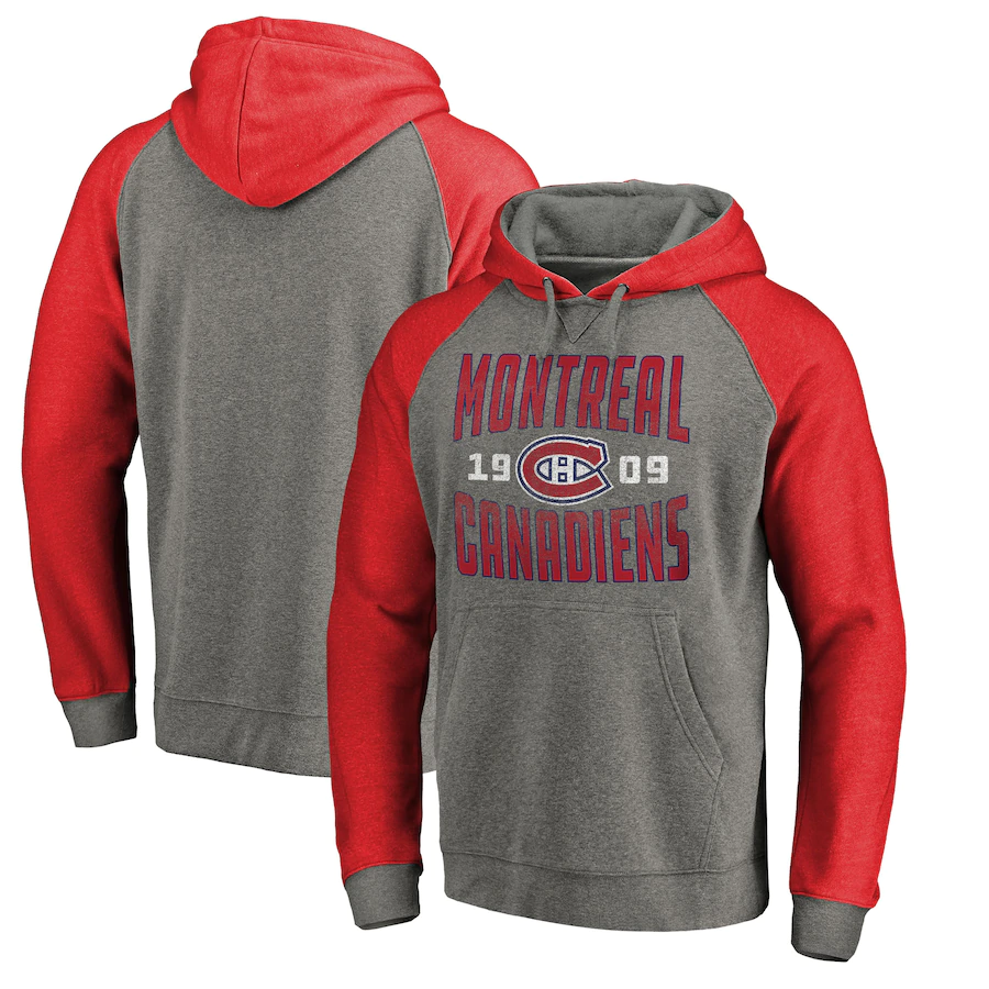 Men’s Montreal Canadiens red printed Hoodie