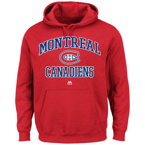 Men’s Montreal Canadiens red printed Hoodie