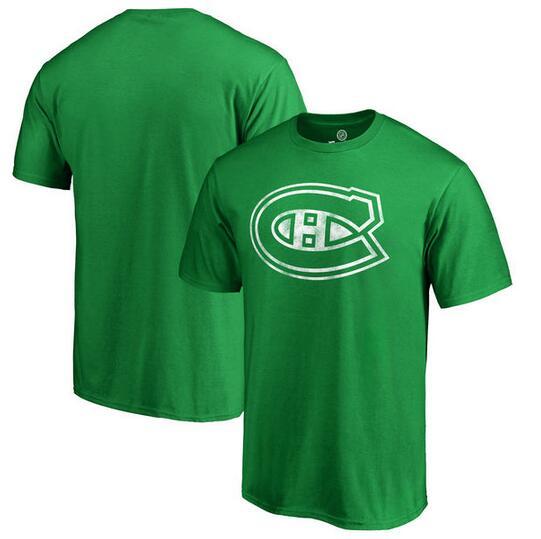 Men’s Montreal Canadiens green printed T-shirt