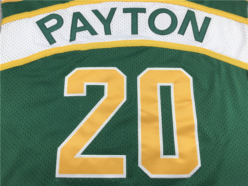 Men’s Sonics #20 Payton Stitched Jersey