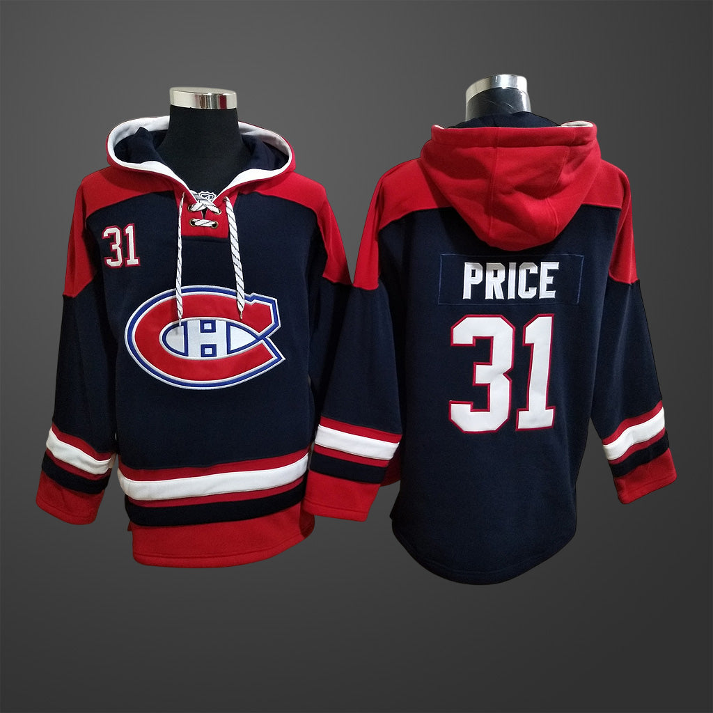 Men’s Montreal Canadiens #31 Price All Stitched Hoodie