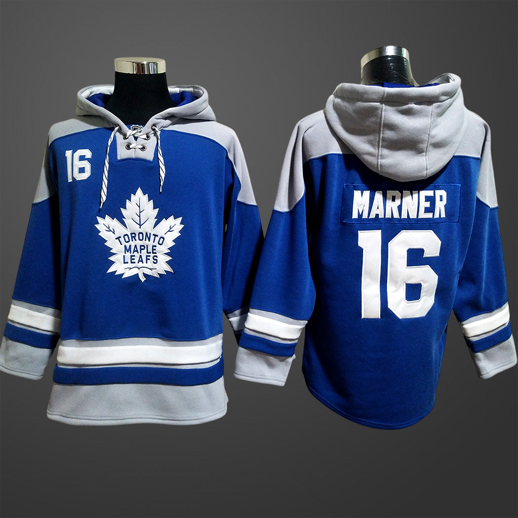 Men’s Toronto Maple Leafs #16 Marner All Stitched Hoodie