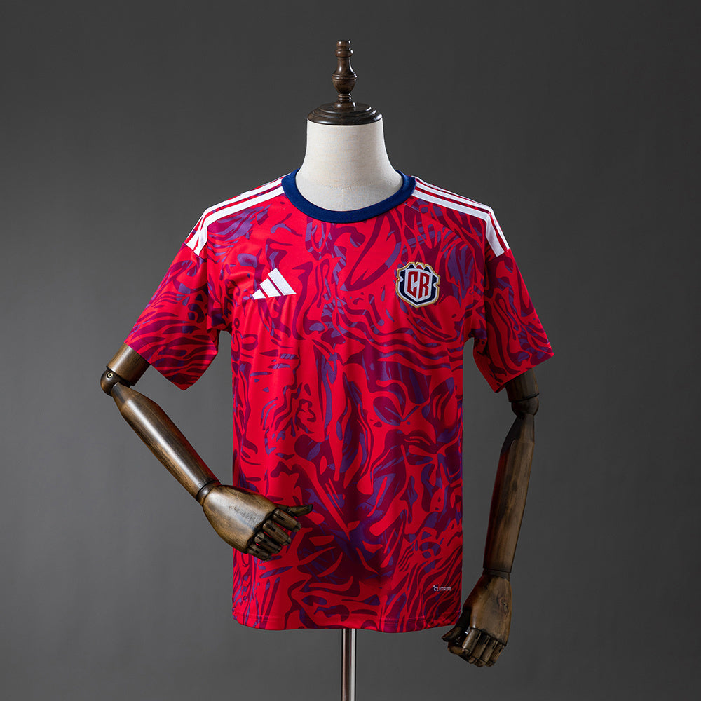 Men’s Costa Rica 2026 Home Fan Version Jersey S-4XL