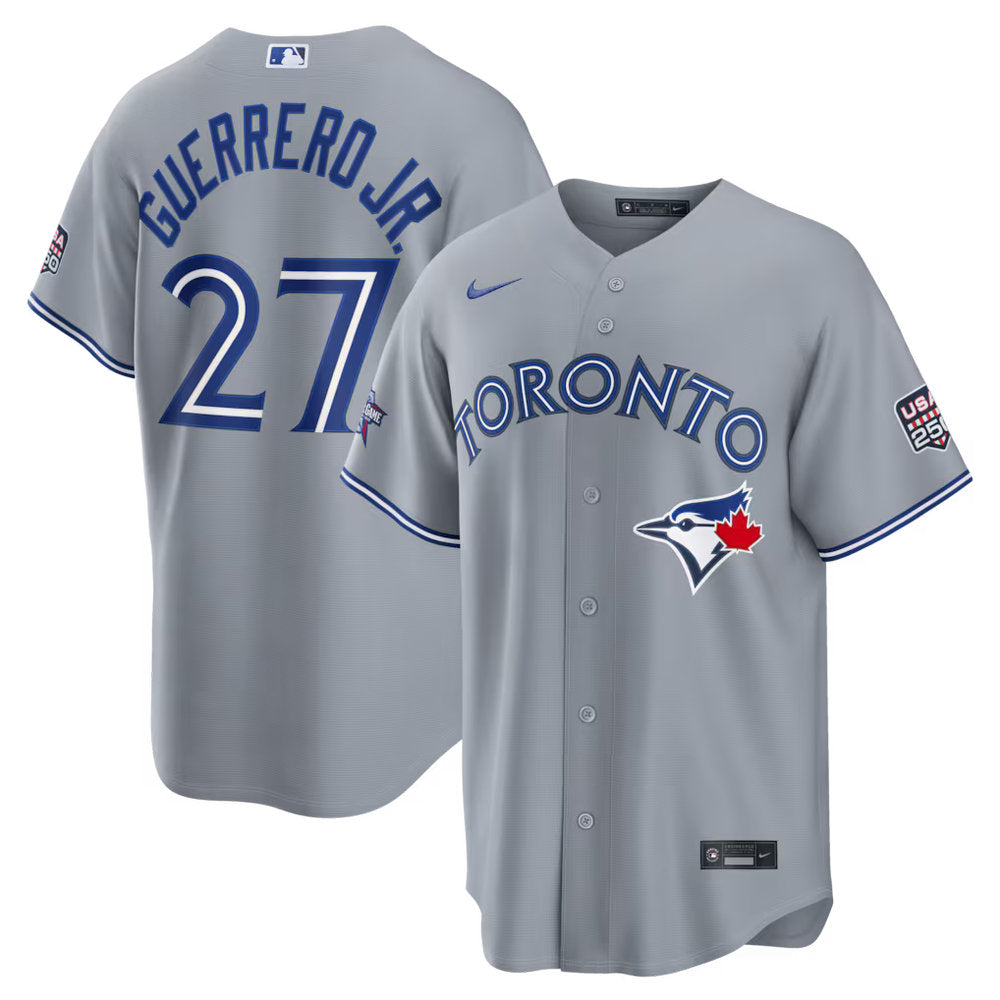 Men’s Toronto Blue Jays #27 Vladimir Guerrero Jr. Nike Gray 2026 All-Star Game Replica Jersey