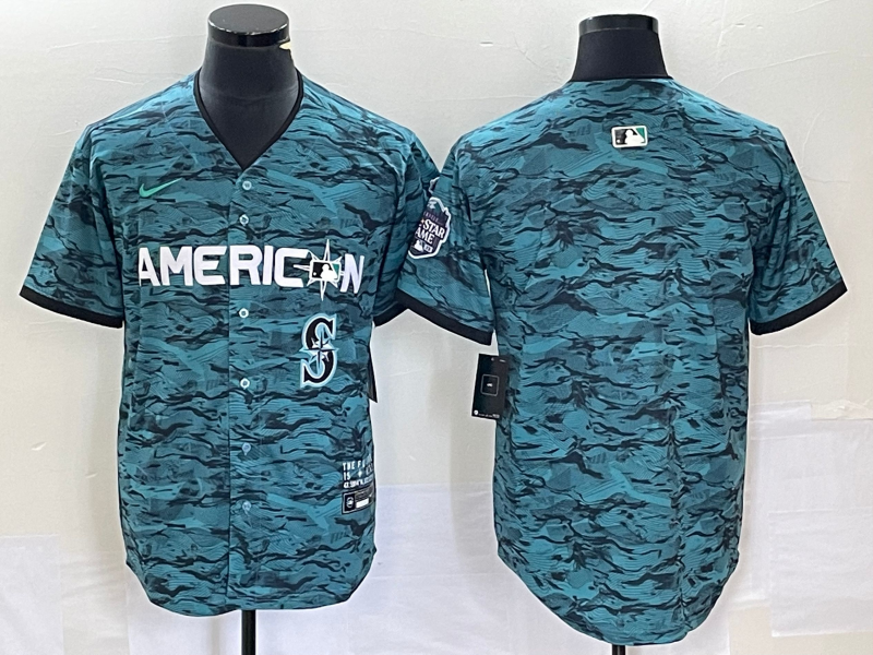 Men’s American League Seattle Mariners Teal 2023 MLB All-Star Limited Blank Jersey