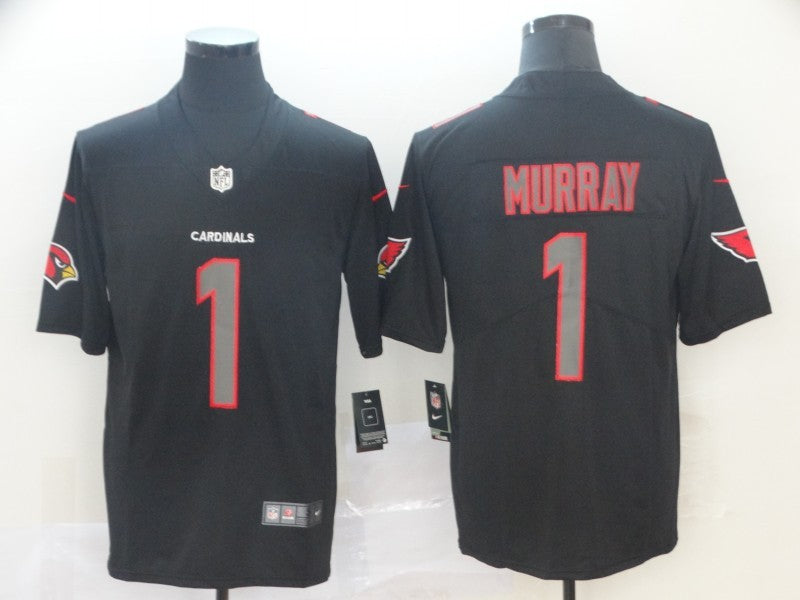 Men’s Arizona Cardinals #1 Kyler Murray Black Team Jersey
