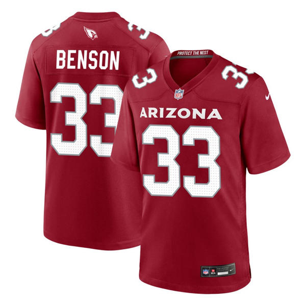 Mens Arizona Cardinals #33 Trey Benson Cardinal Vapor F.U.S.E. Limited Jersey
