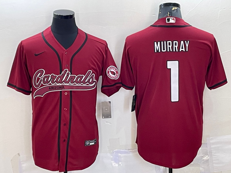 Men’s Arizona Cardinals Kyler Murray #1 Red Jersey Joint Edition