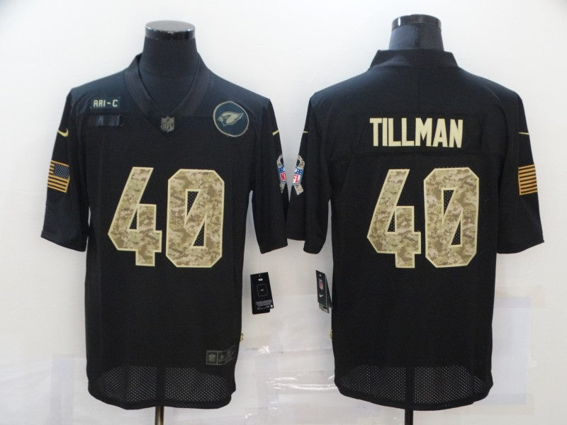 Men’s Arizona Cardinals Pat Tillman #40 Black Jersey