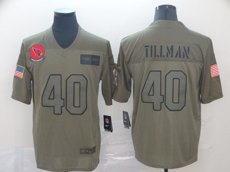 Men’s Arizona Cardinals Pat Tillman #40 Brown Jersey