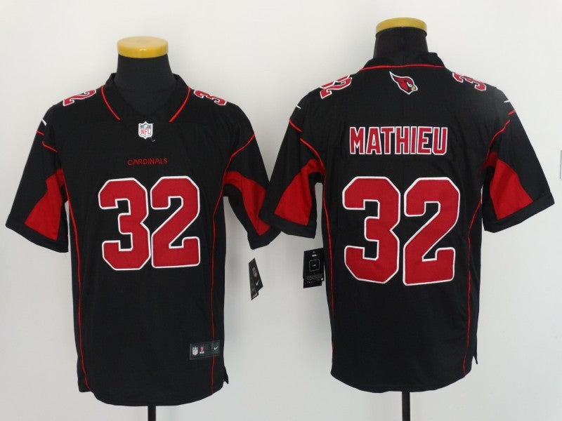 Men’s Arizona Cardinals Tyrann Mathieu #32 Black Jersey