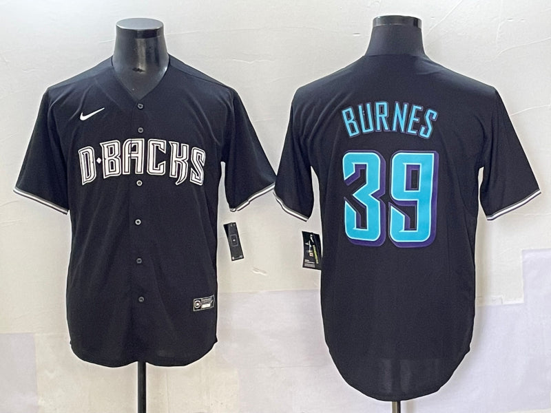 Men’s Arizona Diamondbacks Corbin Burnes #39 Black Jersey