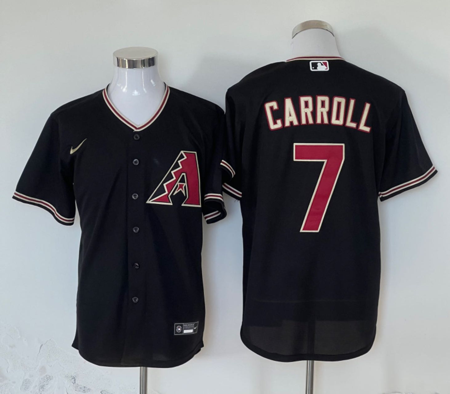 Men’s Arizona Diamondbacks Corbin Carroll #7 Black Limited Jersey