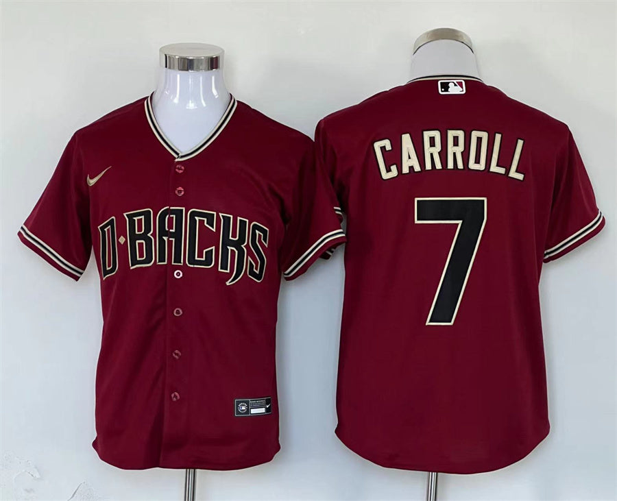 Men’s Arizona Diamondbacks Corbin Carroll #7 Red Limited Jersey