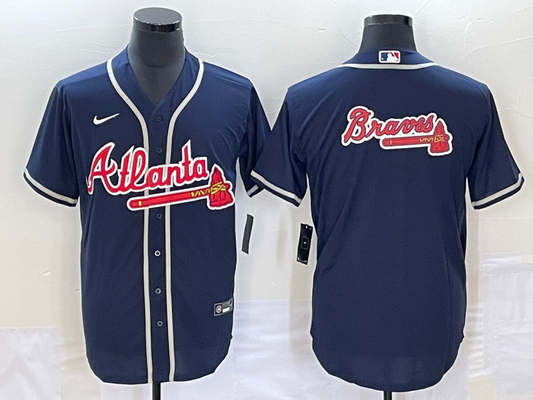 Men’s Atlanta Braves Navy Team Jersey