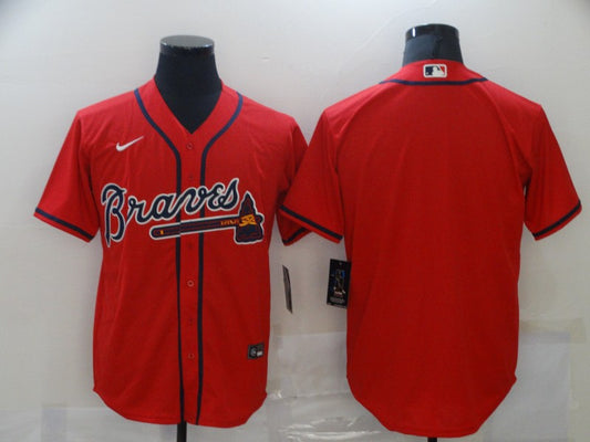 Men’s Atlanta Braves Red Blank Jersey