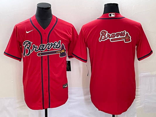Men’s Atlanta Braves Red Team Jersey