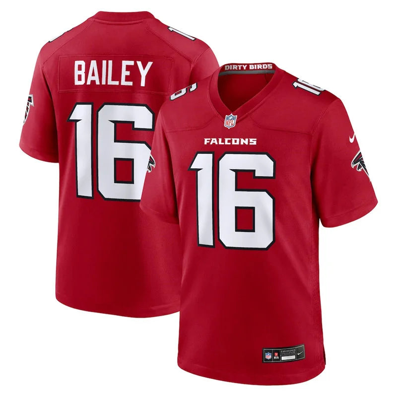 Men’s Atlanta Falcons #16 Jake Bailey Nike 2026 Red Alternate Vapor F.U.S.E. Limited Jersey