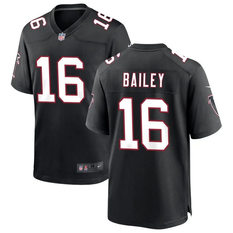 Men’s Atlanta Falcons #16 Jake Bailey Nike Black Throwback Vapor F.U.S.E. Limited Jersey