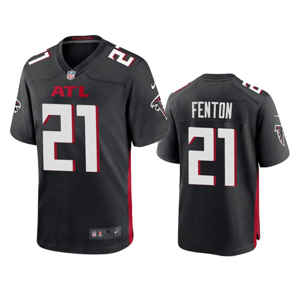 Men’s Atlanta Falcons #21 Rashad Fenton Nike Black Vapor Limited Jersey