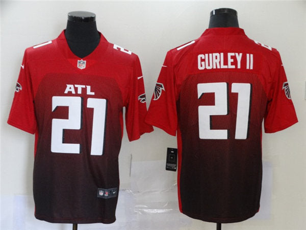 Men’s Atlanta Falcons #21 Todd Gurley II Nike Red 2nd Alternate Vapor Jersey
