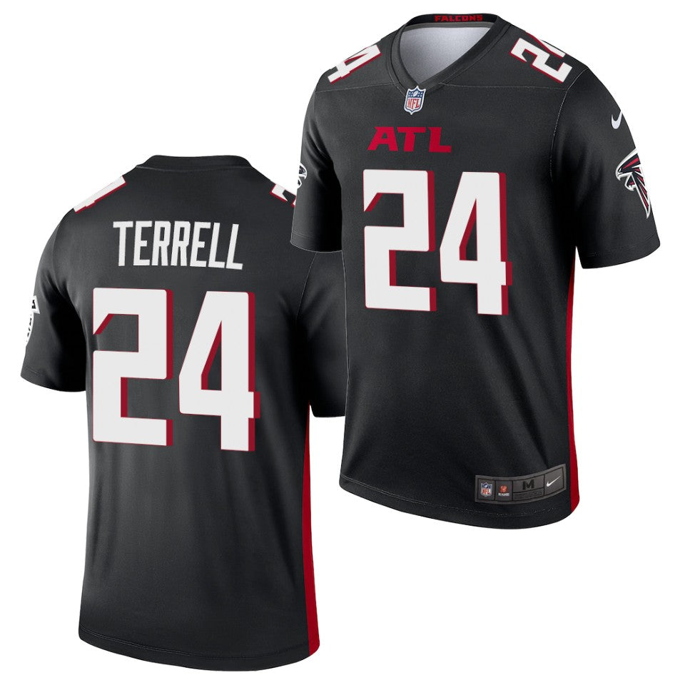Men’s Atlanta Falcons #24 A.J. Terrell Nike Black Vapor Football Jersey