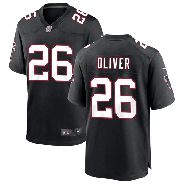 Men’s Atlanta Falcons #26 Isaiah Oliver Nike Black Throwback Limited Jersey