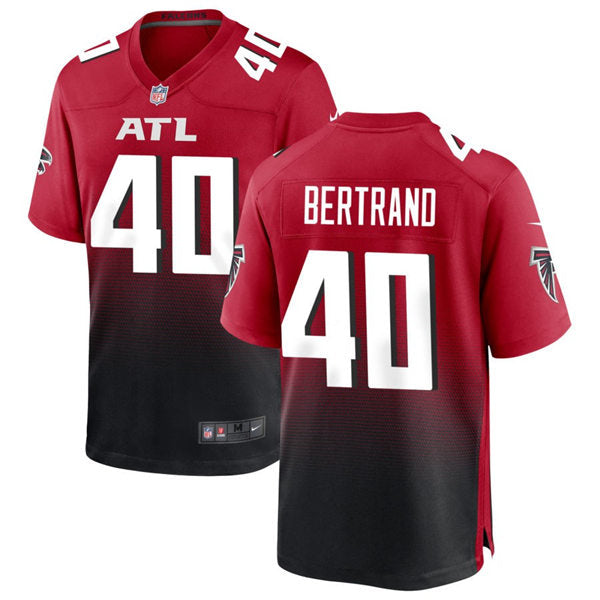 Men’s Atlanta Falcons #40 JD Bertrand Nike Red 2nd Alternate Vapor Limited Jersey