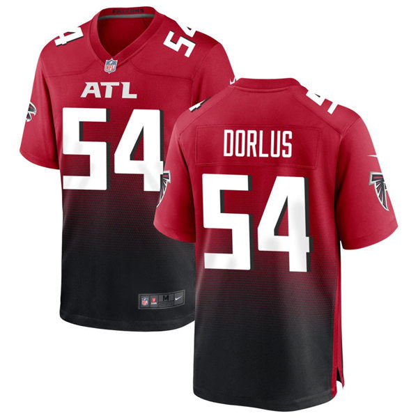 Men’s Atlanta Falcons #54 Brandon Dorlus Nike Red 2nd Alternate Vapor Limited Jersey