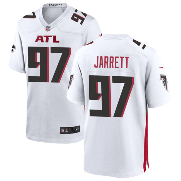 Men’s Atlanta Falcons #97 Grady Jarrett Nike White Vapor Limited Jersey