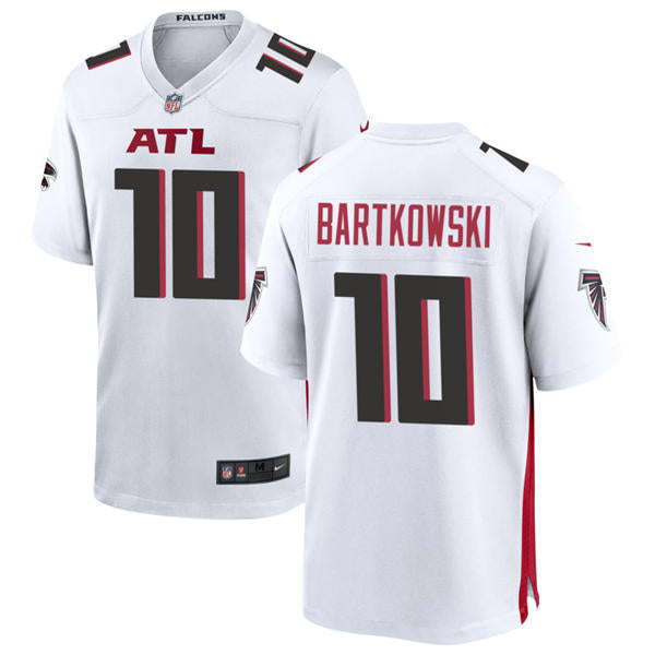 Men’s Atlanta Falcons Retired Player #10 Steve Bartkowski Nike White Vapor F.U.S.E. Limited Jersey