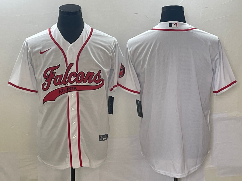 Men’s Atlanta Falcons White Blank Jersey