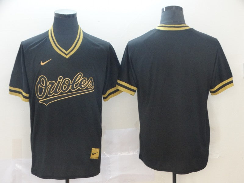Men’s Baltimore Orioles Black Blank Jersey