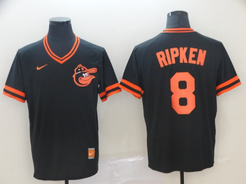 Men’s Baltimore Orioles Cal Ripken Jr. #8 Black Team Jersey