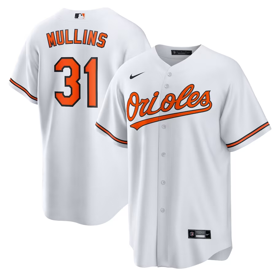 Men’s Baltimore Orioles Cedric Mullins #31 White Jersey