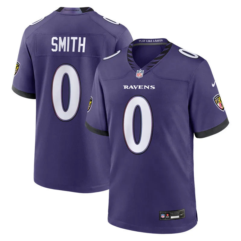 Men’s Baltimore Ravens #0 Roquan Smith Nike 2026 Next Flight Purple Vapor F.U.S.E Limited Jersey
