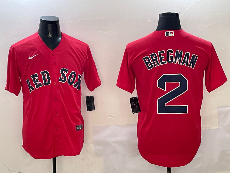 Men’s Boston Red Sox Alex Bregman #2 Red Jersey