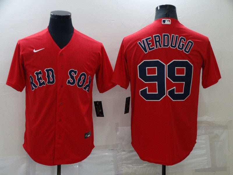 Men’s Boston Red Sox Alex Verdugo #99 Red Baseball Jersey