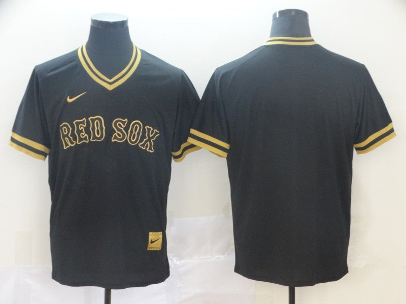 Men’s Boston Red Sox Black Blank Jersey