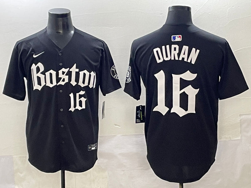 Men’s Boston Red Sox Jarren Duran #16 Black Jersey