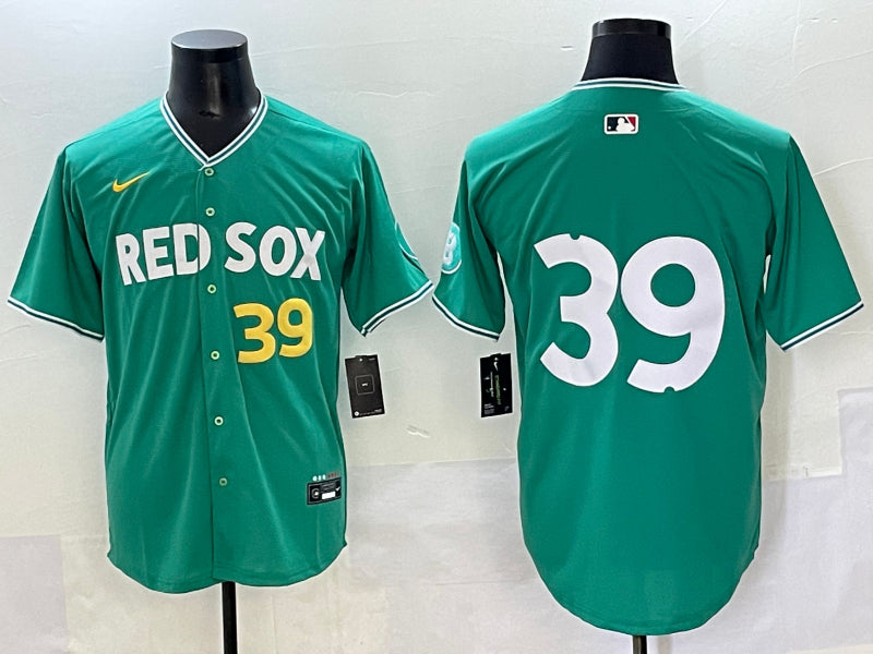 Men’s Boston Red Sox Marcelo Mayer #39 Green 2025 City Connect Limited Jersey