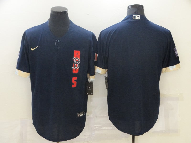 Men’s Boston Red Sox Navy ALL STAR Blank Jersey