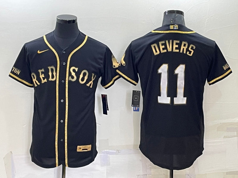 Men’s Boston Red Sox Rafael Devers #11 Black Baseball Jersey