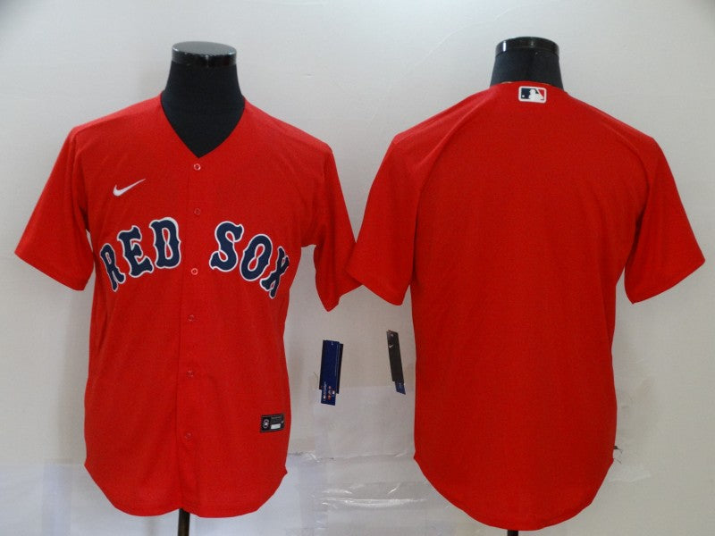 Men’s Boston Red Sox Red Alternate Team Blank Jersey