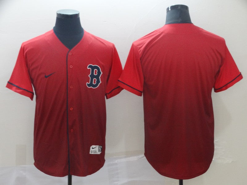 Men’s Boston Red Sox Red Blank Jersey