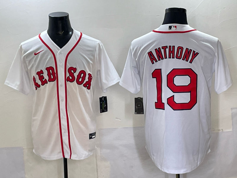 Men’s Boston Red Sox Roman Anthony #19 White Home Limited Jersey